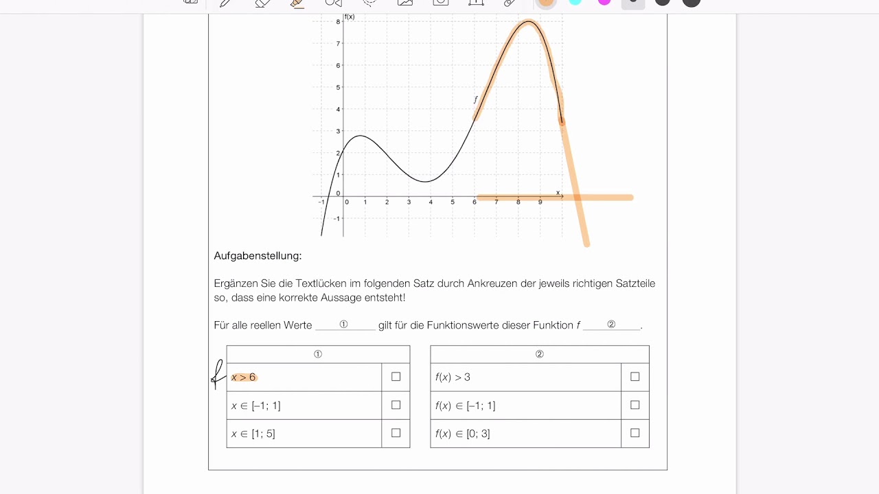 Mathelernen Mit Martin BIFIE-Beispiel 1_313 Funktionswerte - YouTube