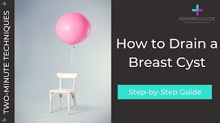 Two Minute Techniques - How to Drain A Breast Cyst