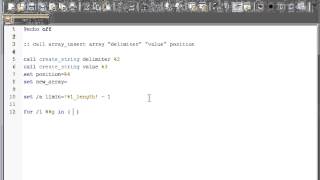 Batch 88 Array Insert