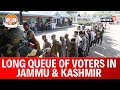 Lok Sabha Elections 2024: Voters Queue Up At Polling Booth In Jammu And Kashmir | English News