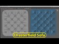 Chesterfield Sofa | Furniture modeling Maya | Hindi tutorial Maya