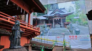 榛名神社・群馬県高崎市のパワースポット・保存修理工事中  BGM 月の浜辺 古賀政男 作曲 Guitar by ｋ.Okabe 2022.1.10