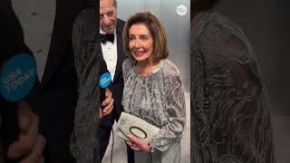 Pelosi stresses the importance of the arts the Vanity Fair Oscar Party