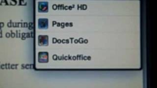 A Quick Look at Office Apps for Apple iPad: Documents To Go, Office² HD, \u0026 Quickoffice HD