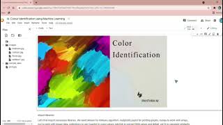 Colour Identification using Machine Learning | Python Project | Computer Vision