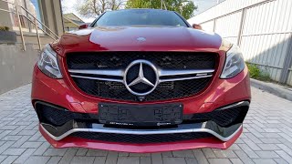 review  Mercedes-Benz GLE COUPE AMG  63s, 2015 | 4K Walkthrough. Обзор Мерседес Бенц  ГЛЕ Купе АМГ.
