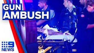 Teenager shot in chest in gun ambush | 9 News Australia