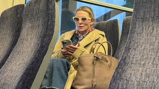 Cate Blanchett Takes London Public Transport