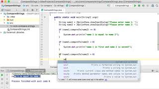 10. Comparing Strings in Java
