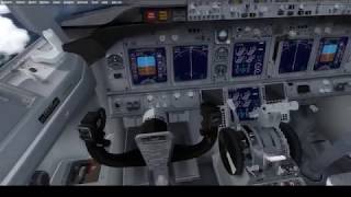 【P3Dv3.4】大阪空港着陸。ILS解説動画！ U.S.Airways B737-300【LIVE】【初心者】