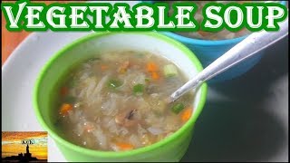 ஹோட்டல் ஸ்டைல் வெஜிடபிள் சூப் | Instant Veg Soup | Healthy vegetable soup making restaurant style