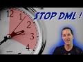 How to stop DML from running overnight