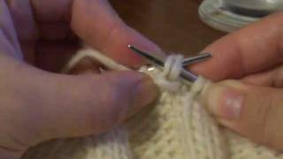P2tog (Purl 2 Together)-Knitting Decrease Stitch