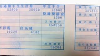 給与明細 日本総研の係長の凄まじい予測給料