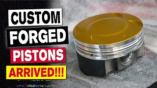 Custom Forged JE Pistons with Ceramic Coating! Turbo 1.8 Chevy Cruze Project | Let's Make Some Boost