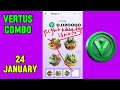 vertus combo cards today 24 january vertus daily combo vertus combo cards vertus combo