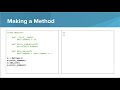 Intro Python- Methods