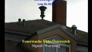 Alte Hochton-Sirene - Funktionstest - siren test warning