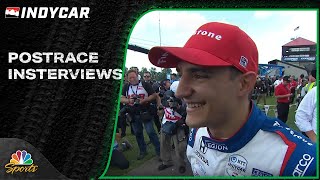 IndyCar Series POSTRACE INTERVIEWS: Honda Indy 200 at Mid-Ohio | 7/2/23 | Motorsports on NBC