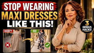How To Wear Maxi Dresses At 60+ And Look Amazing! (3 Genius Styling Hacks)