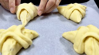 Make cheese and ham buns, a super delicious bread recipe!