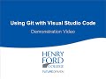 Using Git with Visual Studio Code