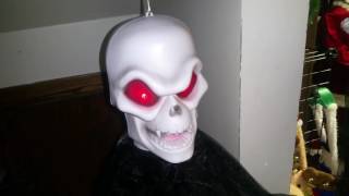 Gemmy Halloween Animated Floating Skeleton/Ghoul (Red Eyes)