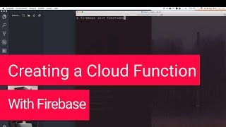 Creating your first firebase cloud function