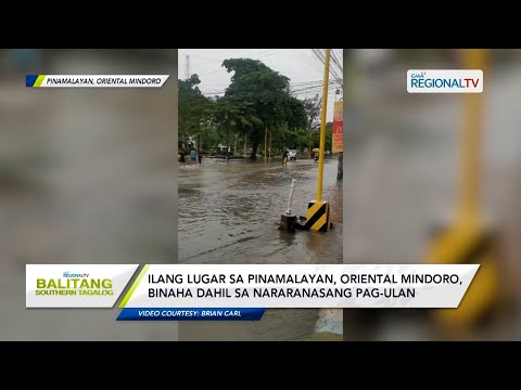 Balitang Southern Tagalog: Ilang lugar sa Pinamalayan, Oriental Mindoro, binaha