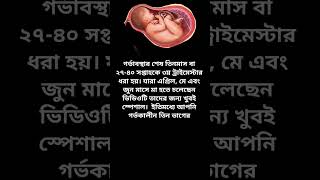 গর্ভাবস্থার শেষ তিন মাস #গর্ভবতী #pregnancy #shortvideo #shorts