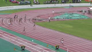 女子4x100mR予選2組 2024千葉県高校総体