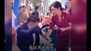 盘点那些婚礼搞笑名场面，第一次结婚没什么经验，太尴尬了，一个个的都不按常理出牌