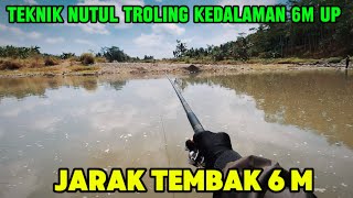 MANCING DI SUNGAI PROGO  NUTUL TROLING ‼️JARAK TEMBAK 6M KEDALAMAN -+7M