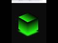 CSS 3d Glowing cube  animation effects | HTML and CSS | @Arshisaifi