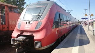 Mitfahrt von Oranienburg bis Potsdam Hbf im BR 442 auf RB20 Komplette Linie mit Bus bahn Fan