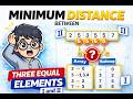 Minimum Distance Between Three Equal Elements I and II | Dry Run | LeetCode 3740 and 3741