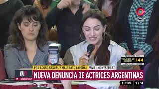 Actrices argentinas realizan nueva denuncia