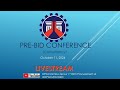 Procurement Livestream for DPWH Zamboanga del Sur 1st DEO on October 11, 2024