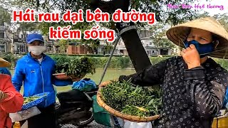 Chợ BẾN NGỰ ,những bó rau thấm đẫm mồ hôi nước mắt ,bà con nhận quà của cô chú DINH ,NGA. Huế thương