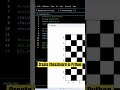 Create Chessboard in Python #shorts #coding #programming #viral