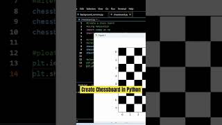 Create Chessboard in Python #shorts #coding #programming #viral
