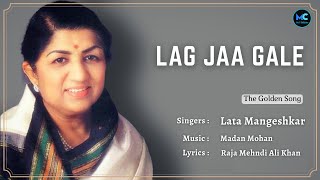 Lag Ja Gale (Lyrics) - Lata Mangeshkar #RIP | Manoj Kumar, Helen, Prem Chopra |  Woh Kaun Thi