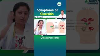 సైనసైటిస్ లక్షణాలు ఇవే  | Symptoms of Sinus in Telugu | Sankhya Hospitals  | #shorts