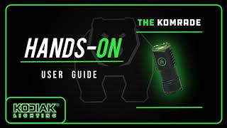 Kodiak Komrade Rechargeable Compact Tactical Flashlight Hands-on