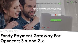 Getting started with Fondy #Payment #Gateway For #Opencart
