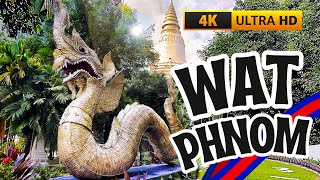 WAT PHNOM | The Pagoda Symbolizing the Capital City of CAMBODIA 🇰🇭 | Walking Tour