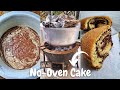 HOW TO BAKE A MARBLE CAKE USING A CHARCOAL JIKO | Cake without an oven