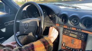 1986 Mercedes-Benz 560 SL Motorstart und Lauf 1 - engine start and run 1