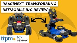 Inside Look at Imaginext DC Super Friends Transforming Batmobile R/C Review from Fisher-Price