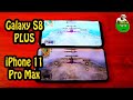 Free Fire : iPhone 11 Pro Max vs Galaxy S8 PLUS | Speed TEST Gaming | NEW UPDATE 2020